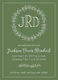 Wreath Photo Birth Announcements Image 4 of 4